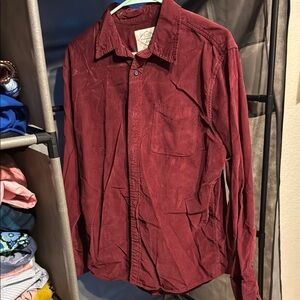 St. John's Bay Red Lightweight Corduroy Jacket